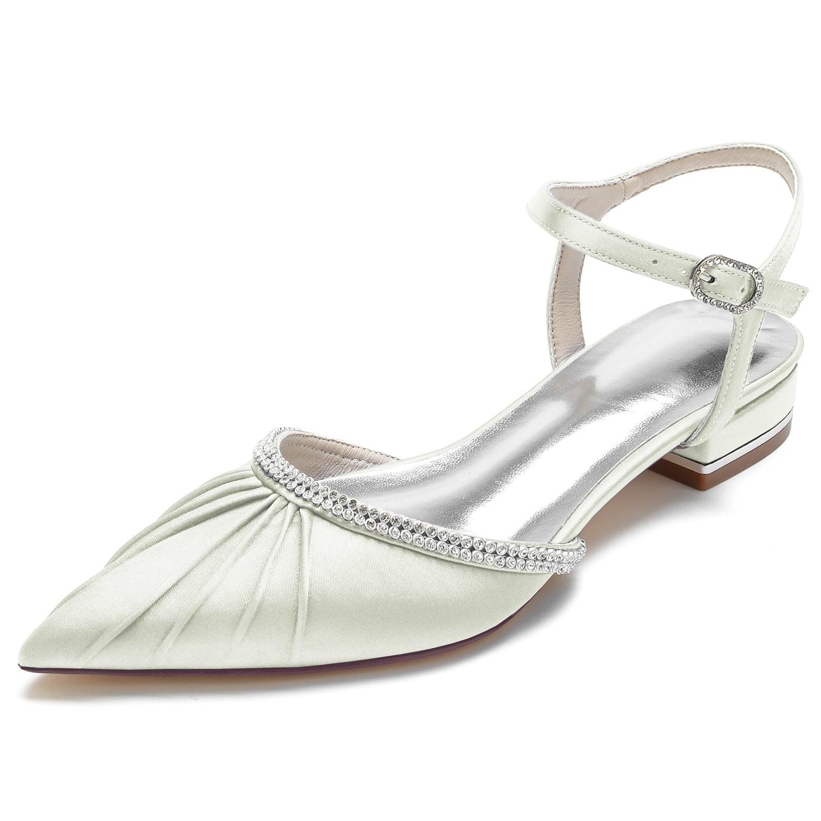 Flat Heel 2.5cm Silk-Like Shoes CK0277 - COCOMELODY