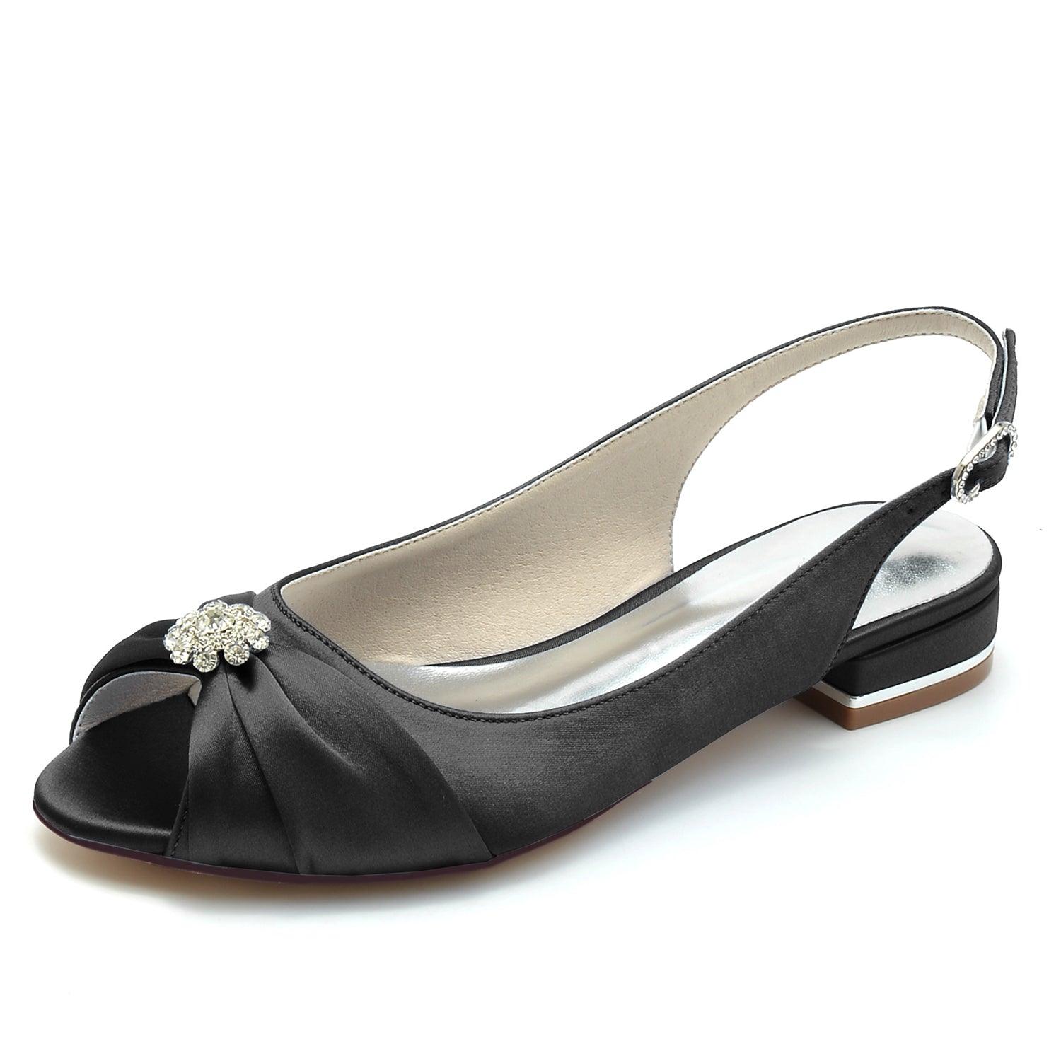 Flat Heel 2.5cm Silk-Like Shoes CK0280 - COCOMELODY