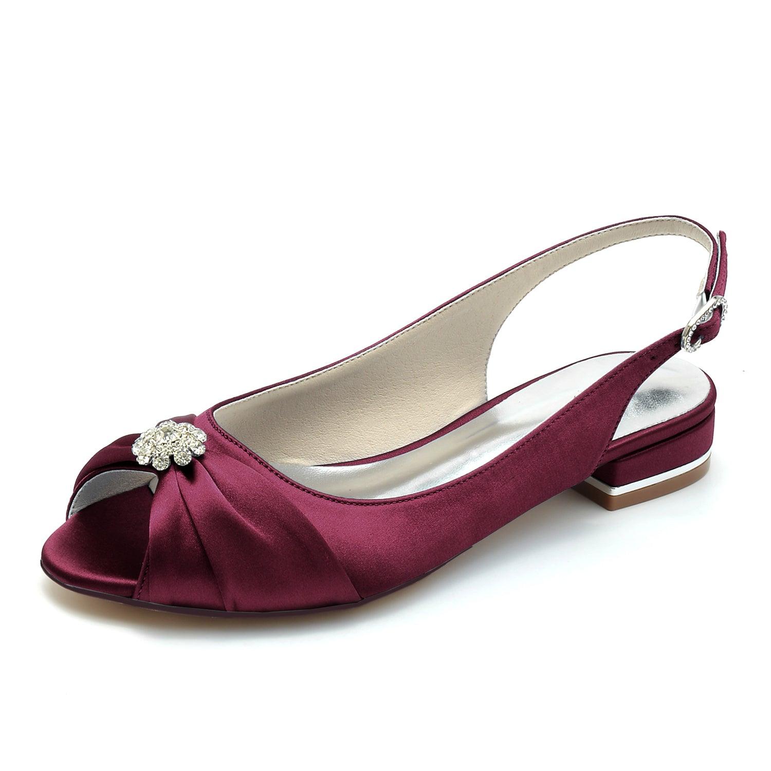 Flat Heel 2.5cm Silk-Like Shoes CK0280 - COCOMELODY