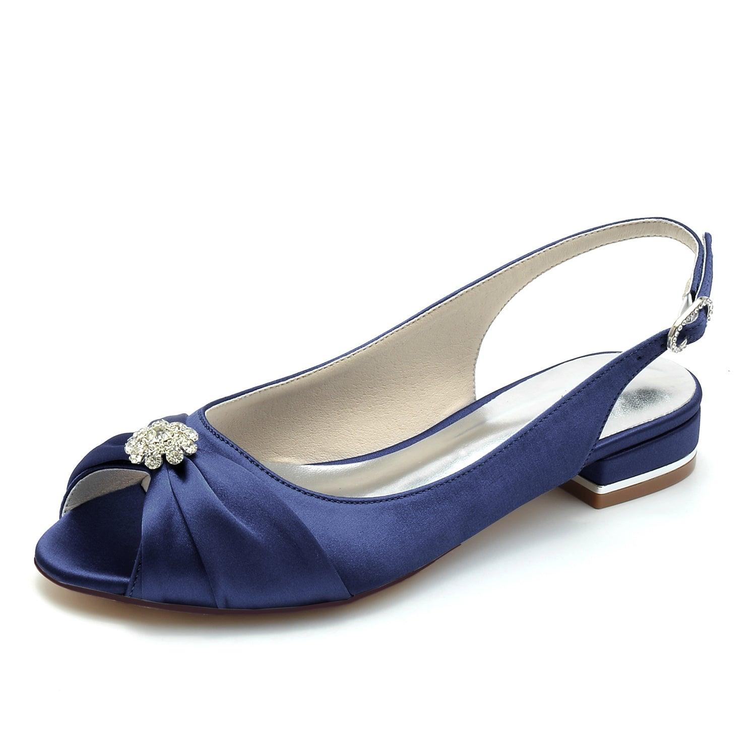 Flat Heel 2.5cm Silk-Like Shoes CK0280 - COCOMELODY
