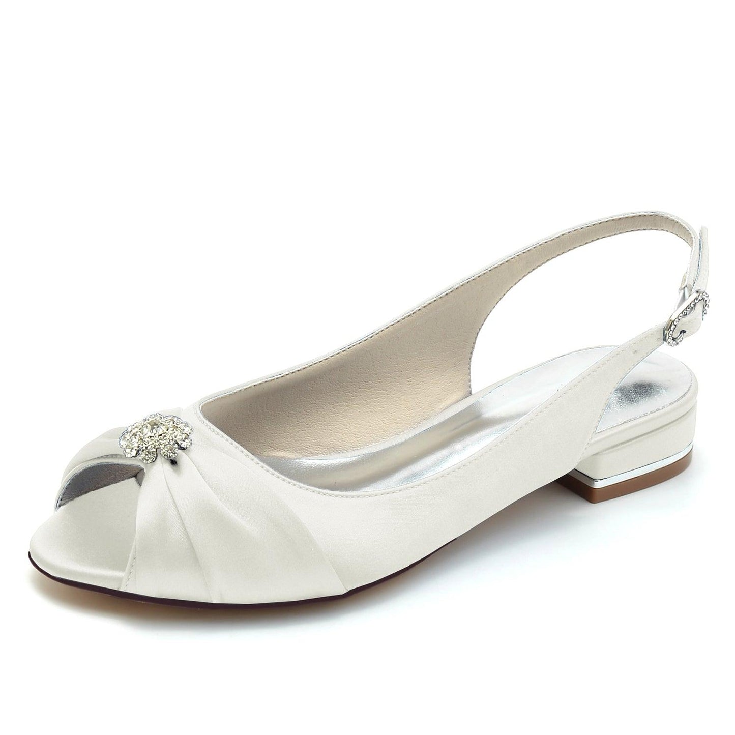 Flat Heel 2.5cm Silk-Like Shoes CK0280 - COCOMELODY