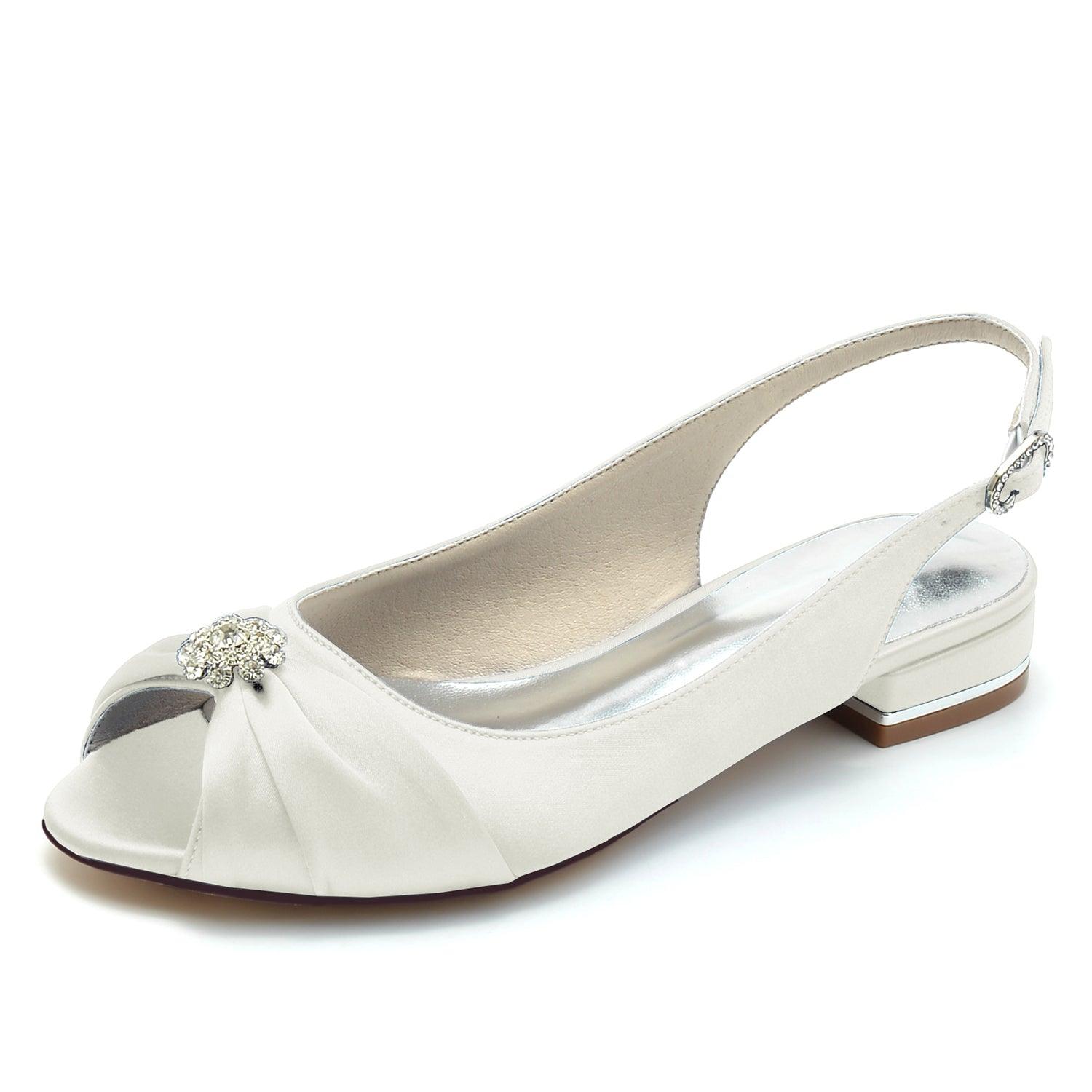 Flat Heel 2.5cm Silk-Like Shoes CK0280 - COCOMELODY