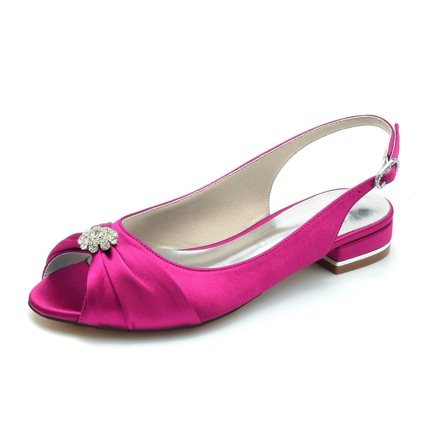 Flat Heel 2.5cm Silk-Like Shoes CK0280 - COCOMELODY
