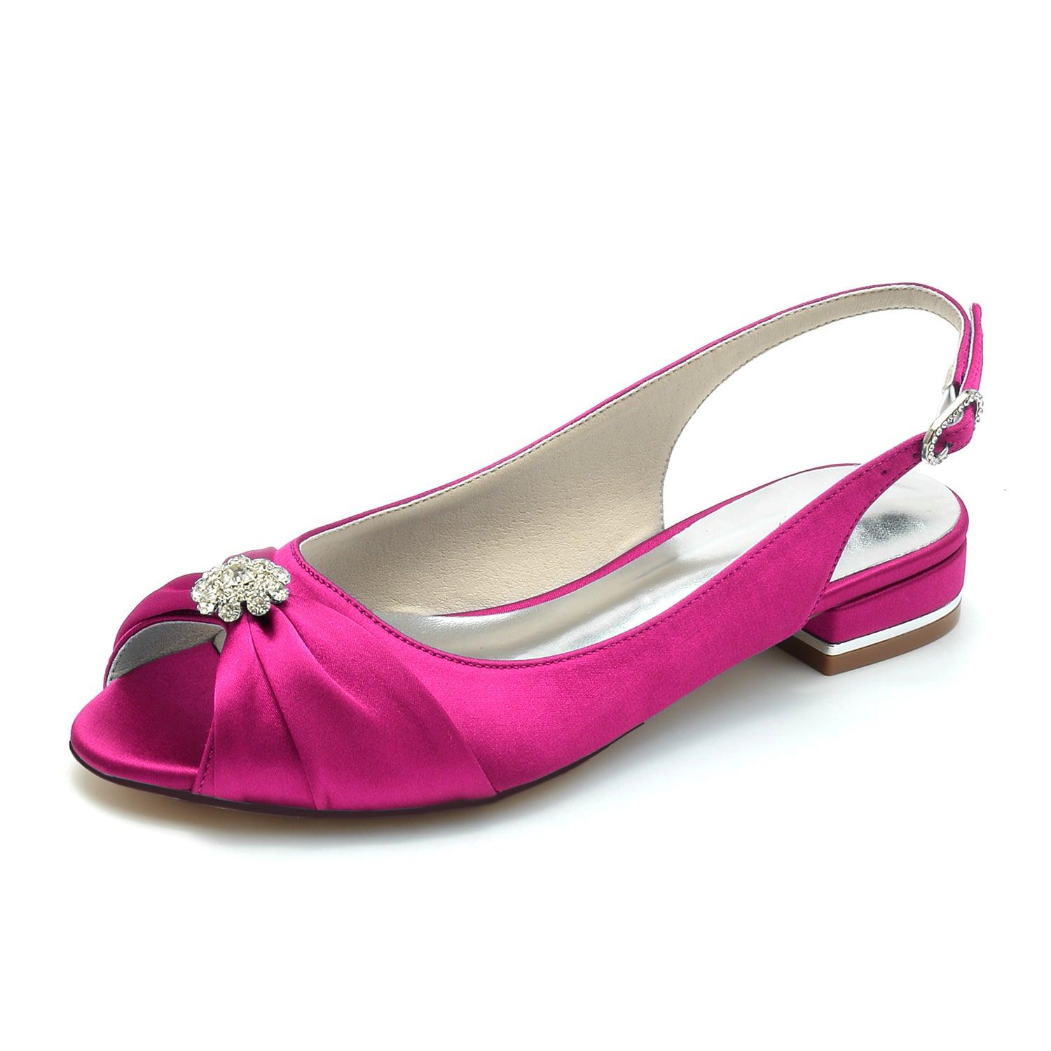 Flat Heel 2.5cm Silk-Like Shoes CK0280 - COCOMELODY