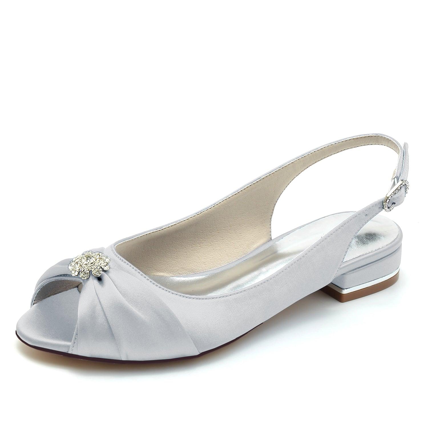 Flat Heel 2.5cm Silk-Like Shoes CK0280 - COCOMELODY