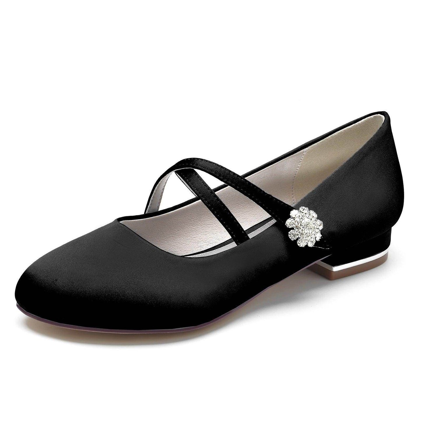 Flat Heel 2.5cm Silk-Like Shoes CK0284 - COCOMELODY