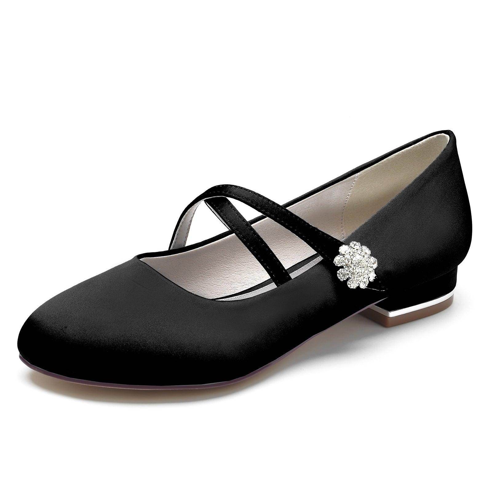 Flat Heel 2.5cm Silk-Like Shoes CK0284 - COCOMELODY