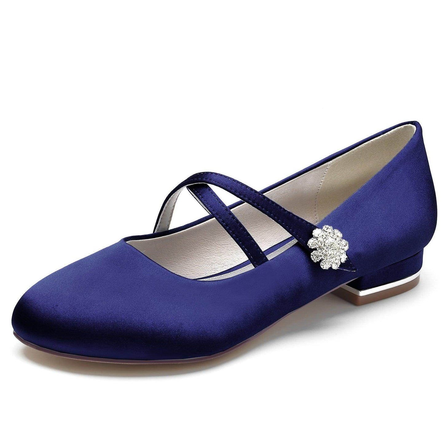 Flat Heel 2.5cm Silk-Like Shoes CK0284 - COCOMELODY