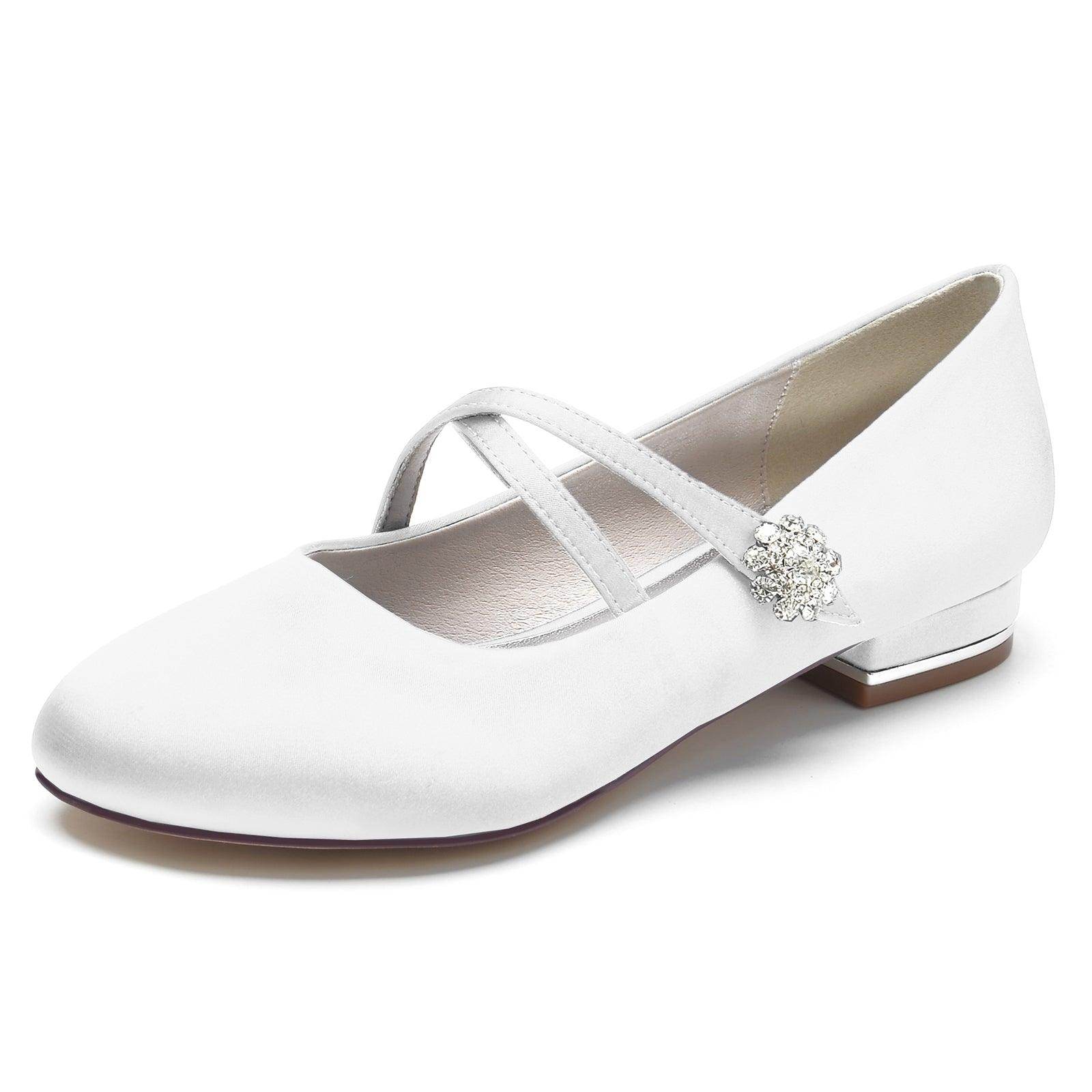 Flat Heel 2.5cm Silk-Like Shoes CK0284 - COCOMELODY