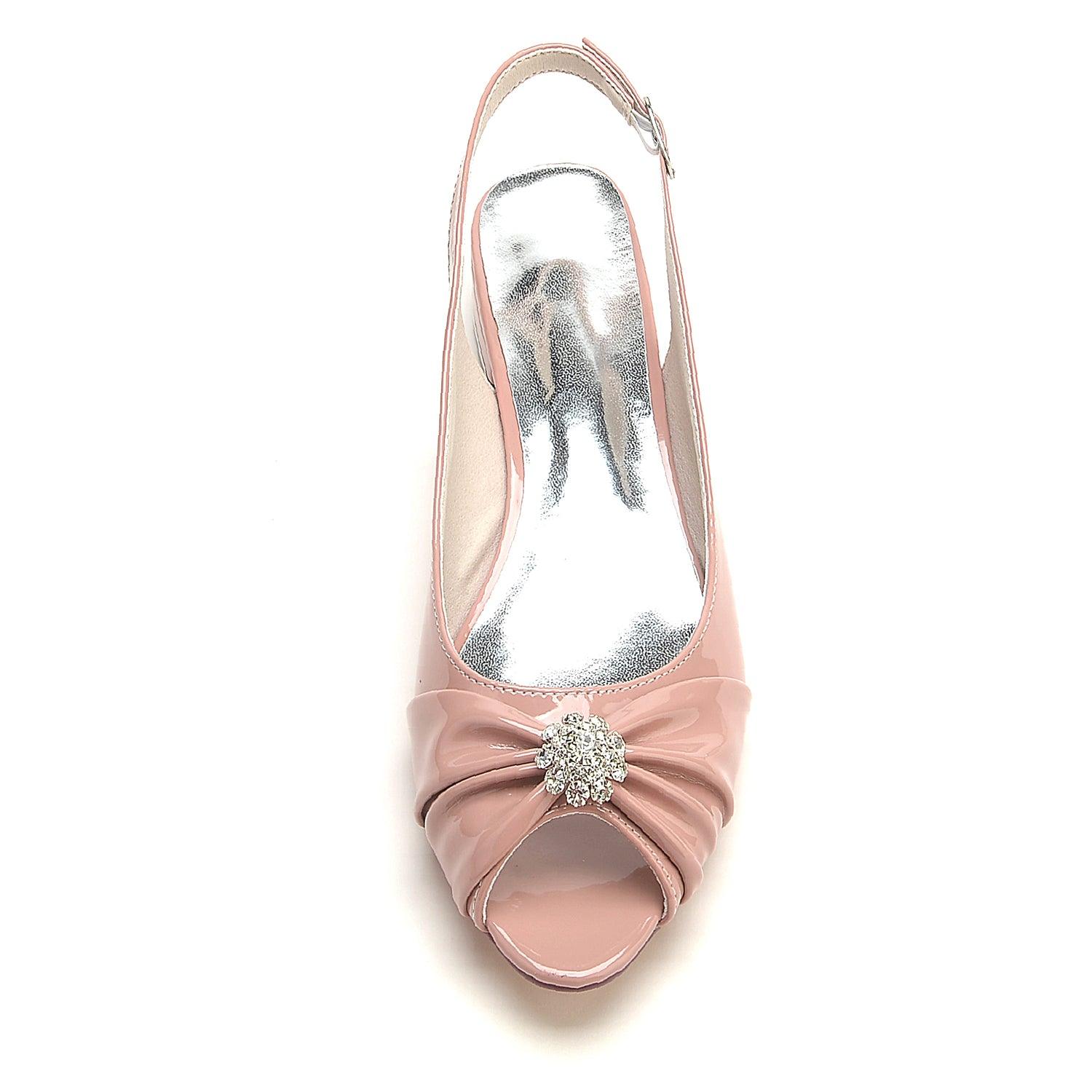 Flat Heel 2.5cm Patent Leather Shoes CK0286 - COCOMELODY