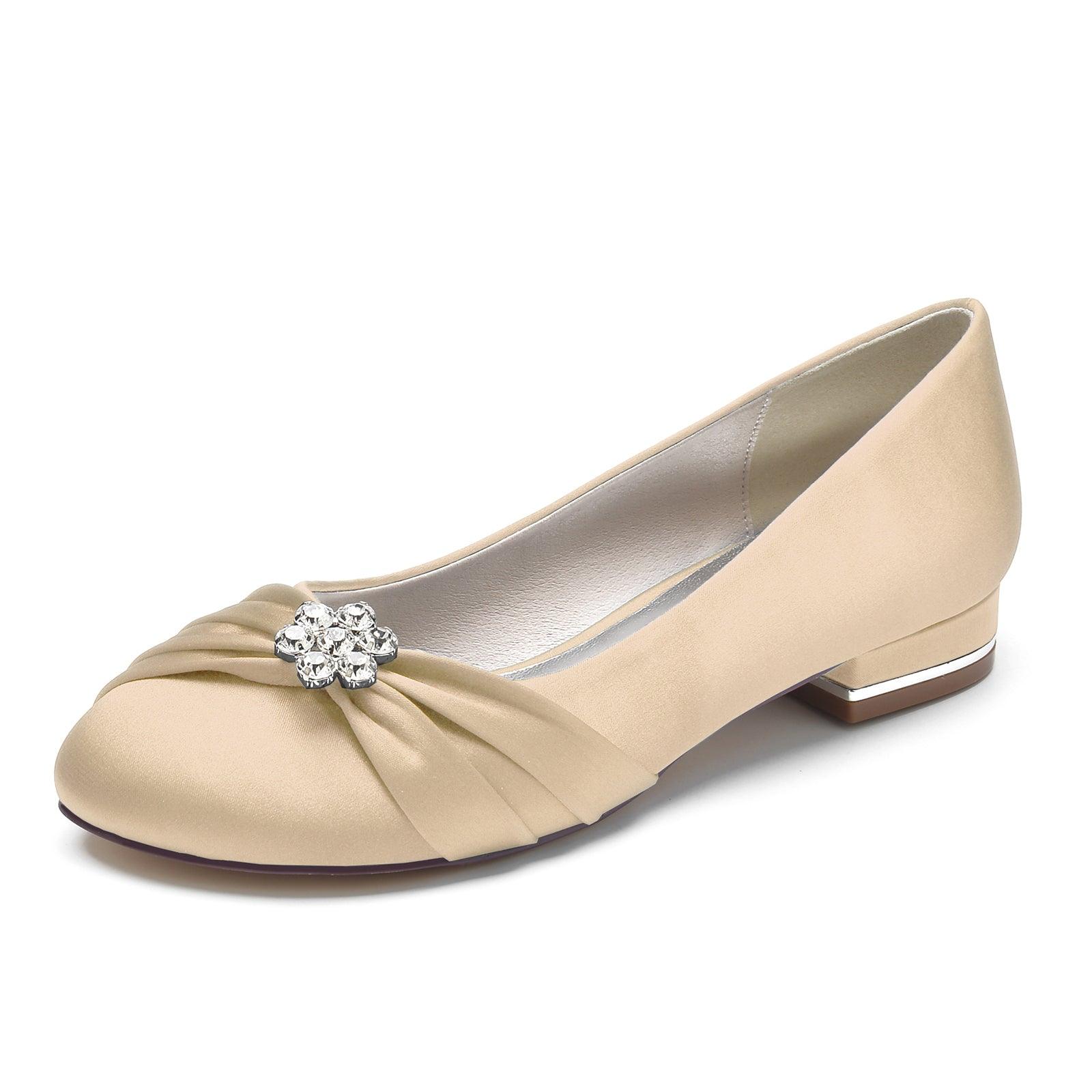 Flat Heel 2.5cm Silk-Like Shoes CK0287 - COCOMELODY