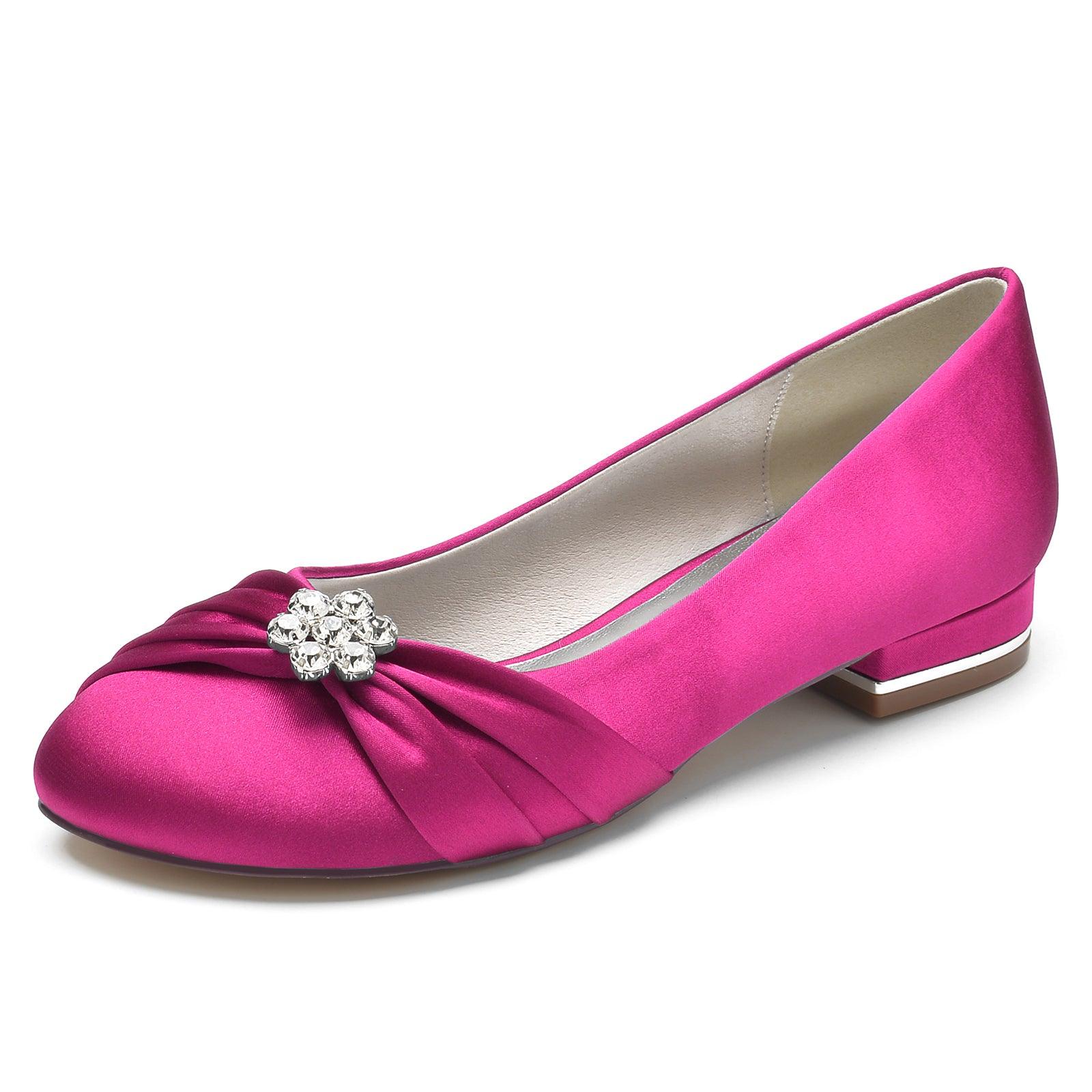 Flat Heel 2.5cm Silk-Like Shoes CK0287 - COCOMELODY
