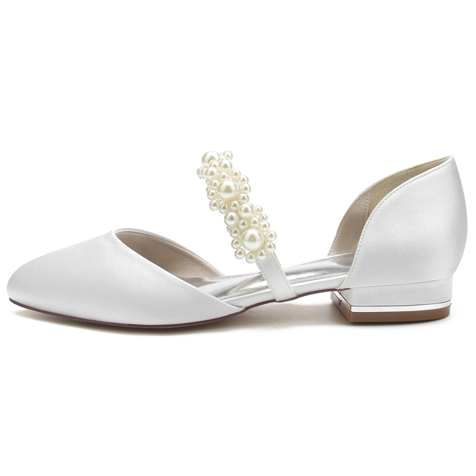 Flat Heel 2.5cm Silk-Like Shoes CK0288 - COCOMELODY