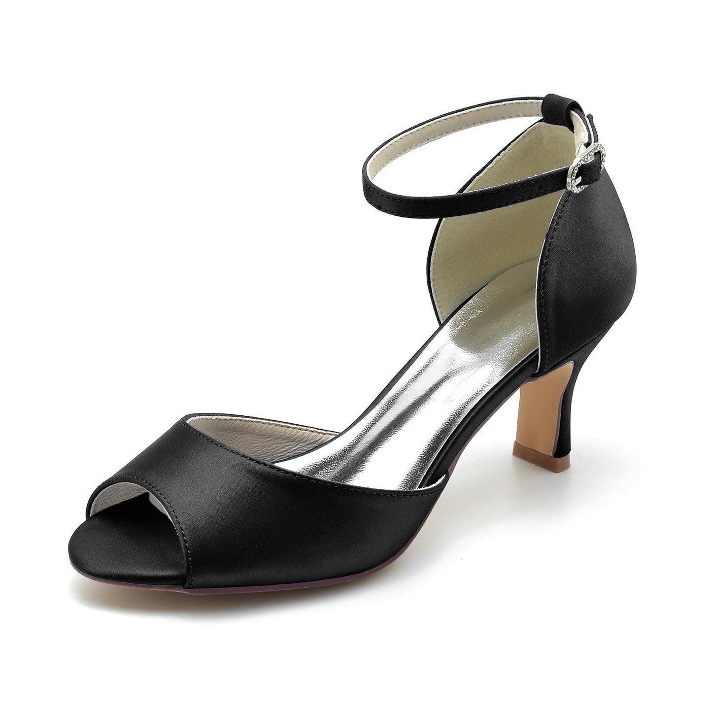 Blue Satin Heels CK0305 - COCOMELODY