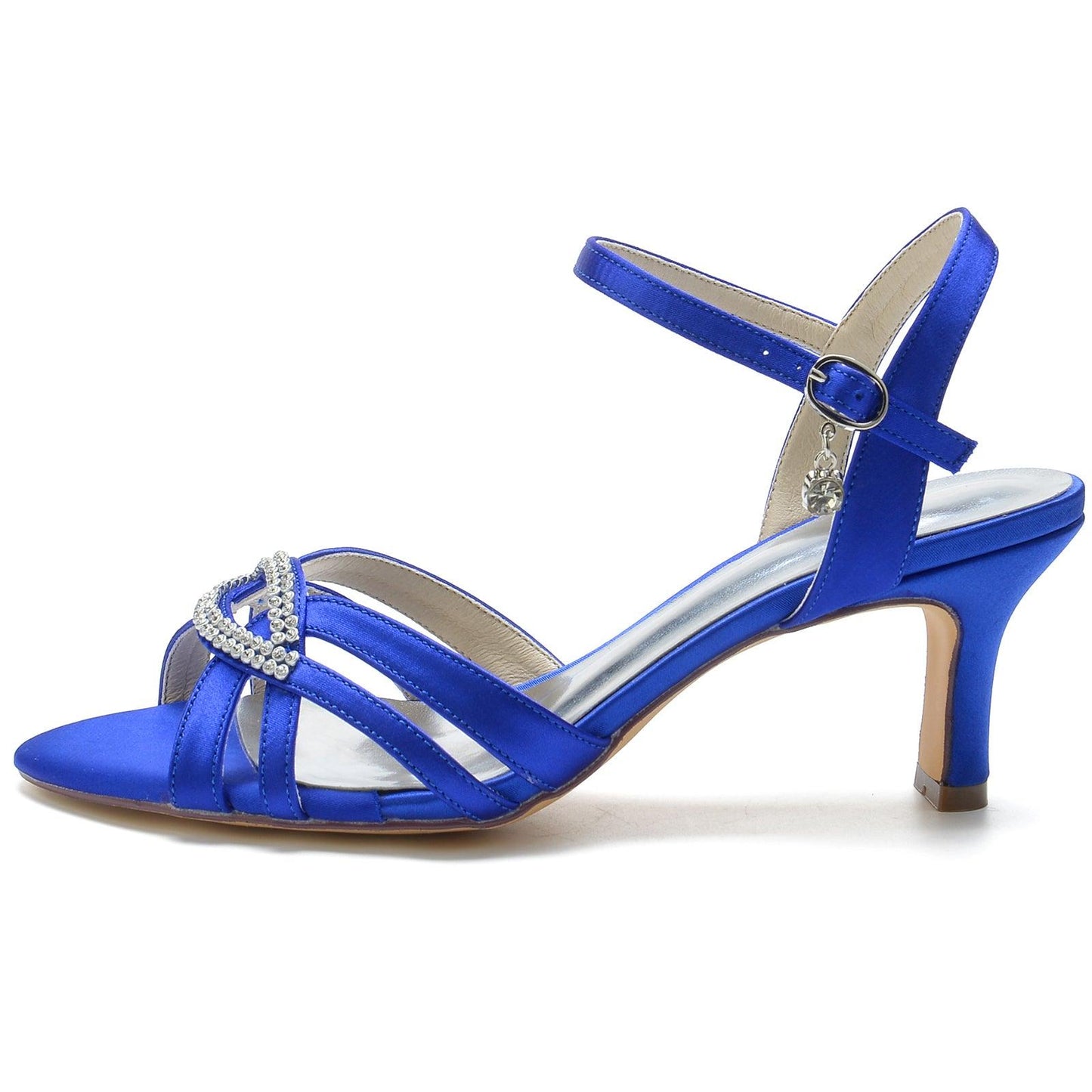 Chunky Heel 6.5cm Silk-Like Shoes CK0309 - COCOMELODY
