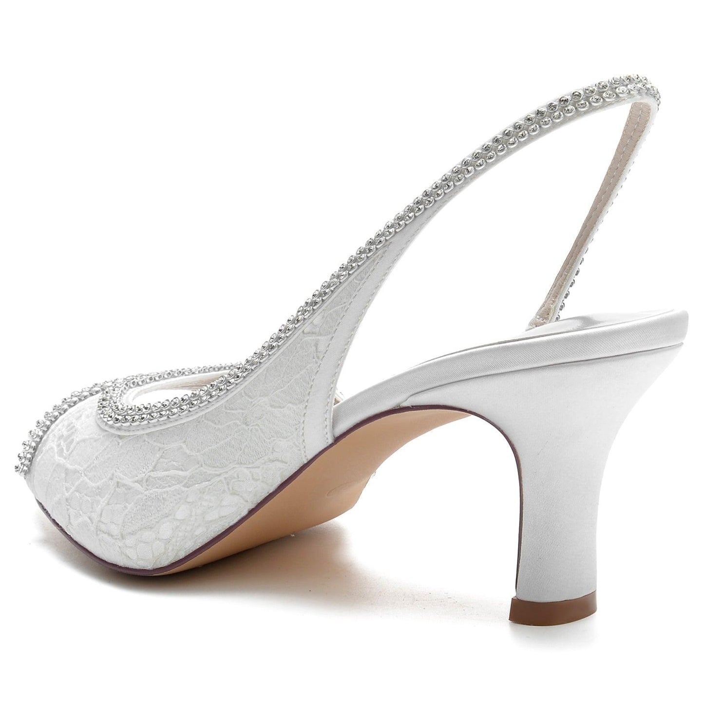 Chunky Heel 6.5cm Silk-Like Shoes CK0316 - COCOMELODY