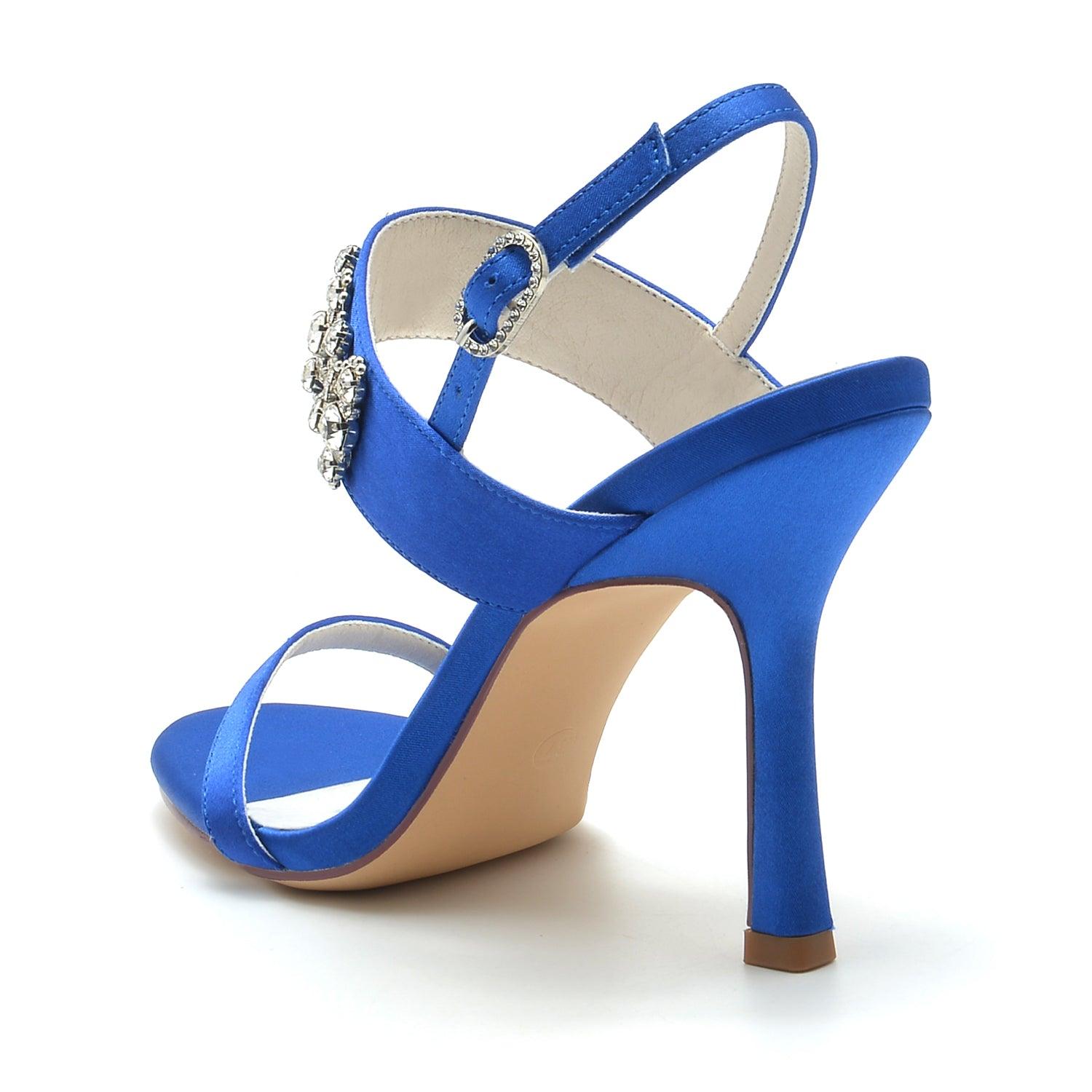 Stiletto Heel 9.5cm Silk-Like Shoes CK0335 - COCOMELODY