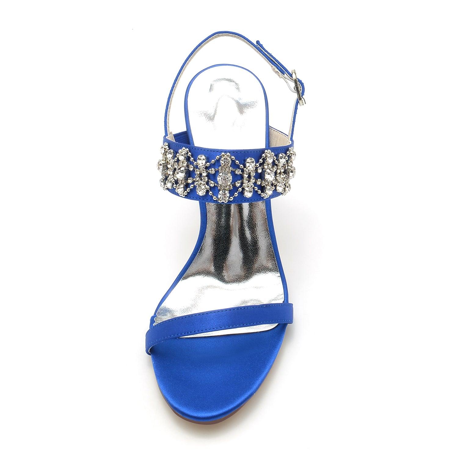 Stiletto Heel 9.5cm Silk-Like Shoes CK0335 - COCOMELODY