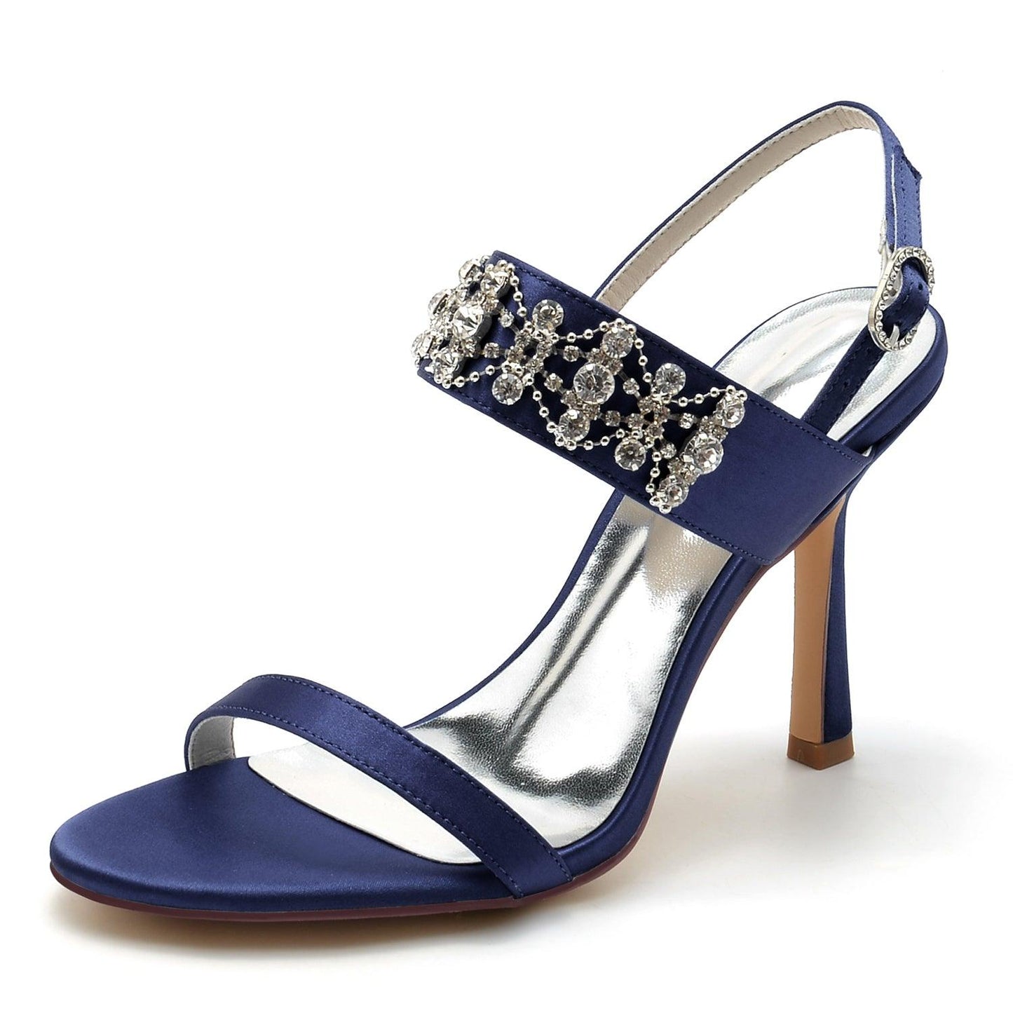 Stiletto Heel 9.5cm Silk-Like Shoes CK0335 - COCOMELODY