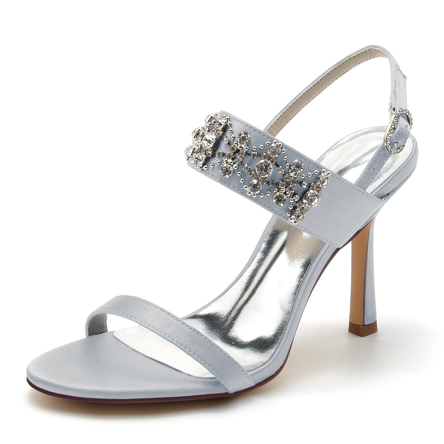 Stiletto Heel 9.5cm Silk-Like Shoes CK0335 - COCOMELODY
