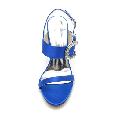 Stiletto Heel 9.5cm Silk-Like Shoes CK0336 - COCOMELODY