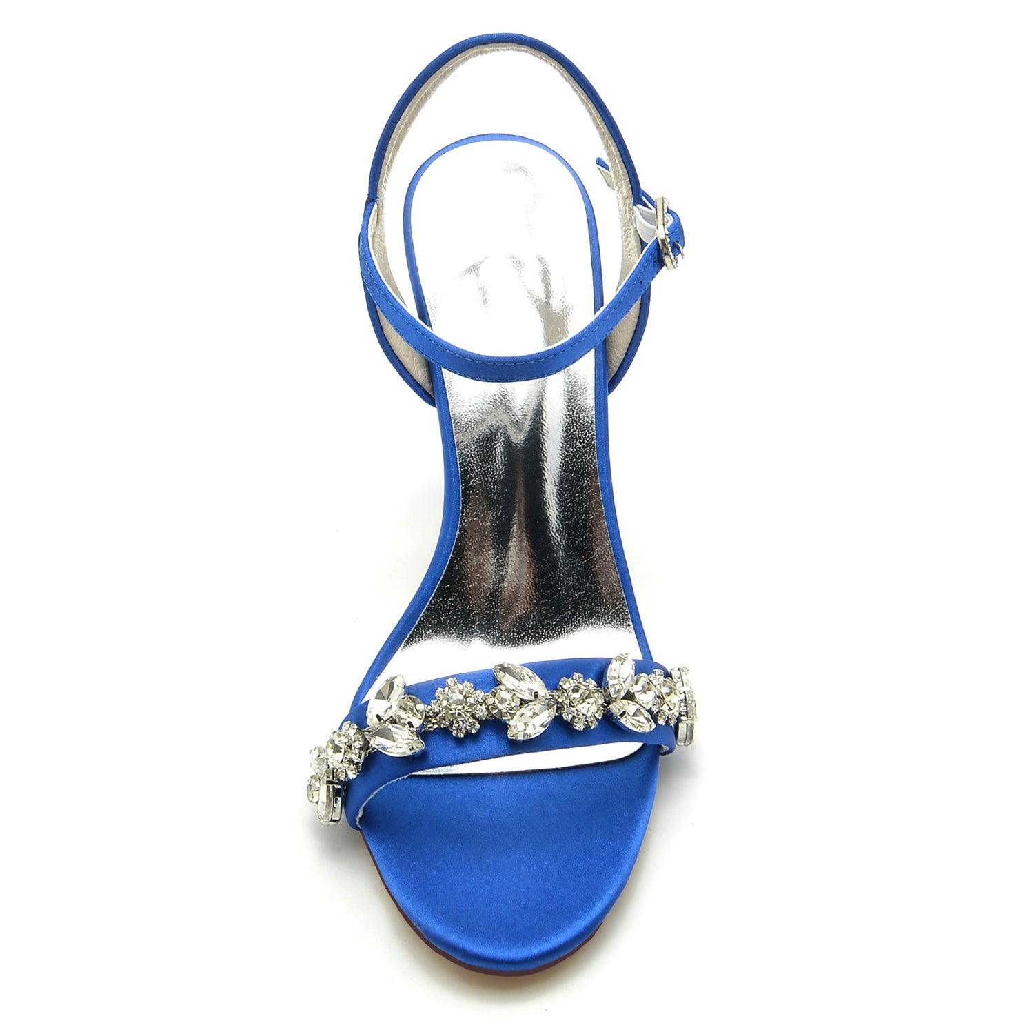 Stiletto Heel 9.5cm Silk-Like Shoes CK0339 - COCOMELODY