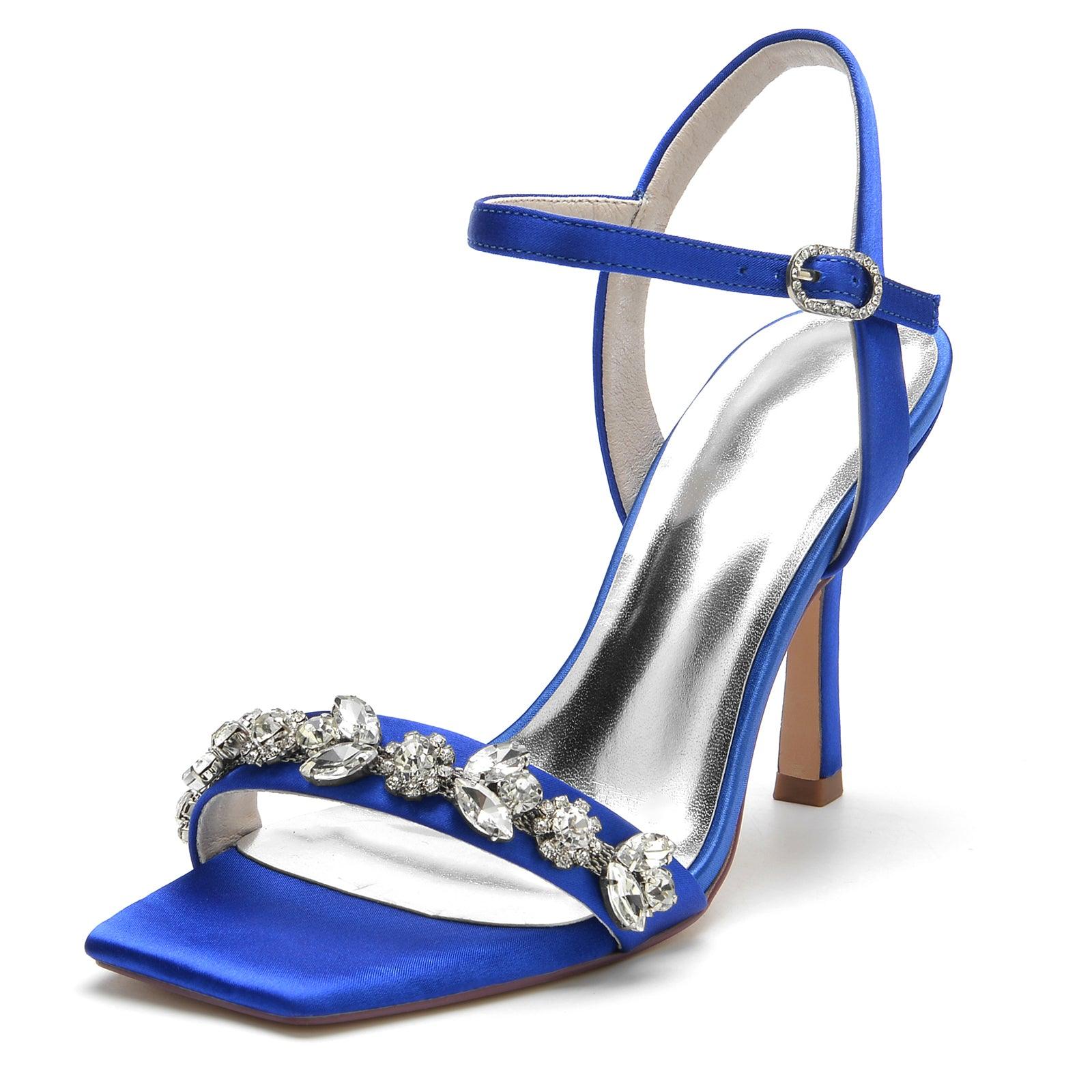 Stiletto Heel 9.5cm Silk-Like Shoes CK0344 - COCOMELODY