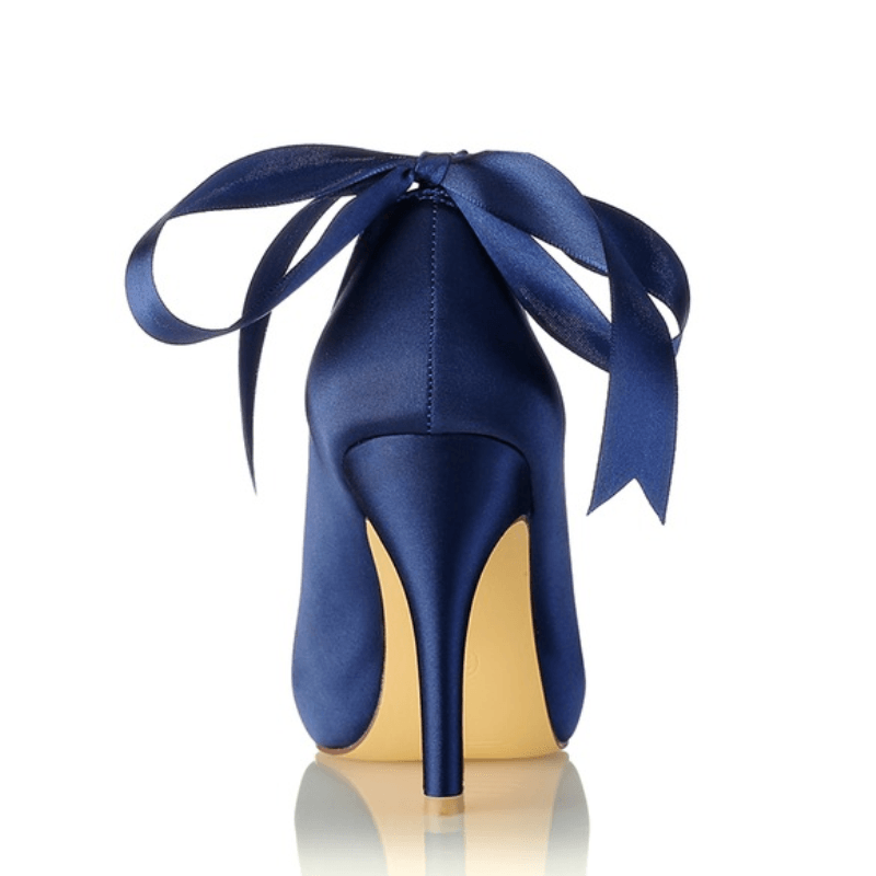 Stiletto Heel 10cm Silk-Like Shoes CK0349 - COCOMELODY