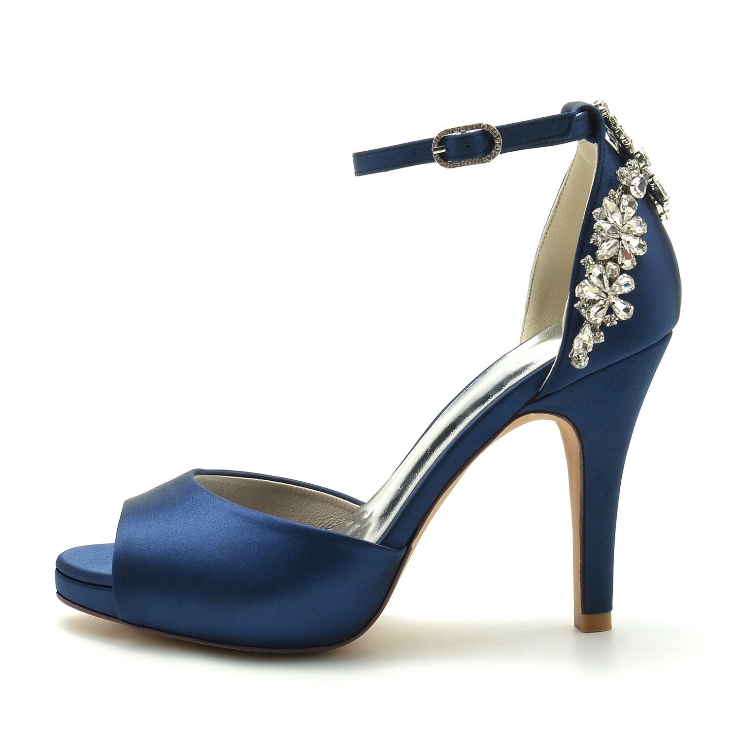 Stiletto Heel 10cm Silk-Like Shoes CK0350 - COCOMELODY