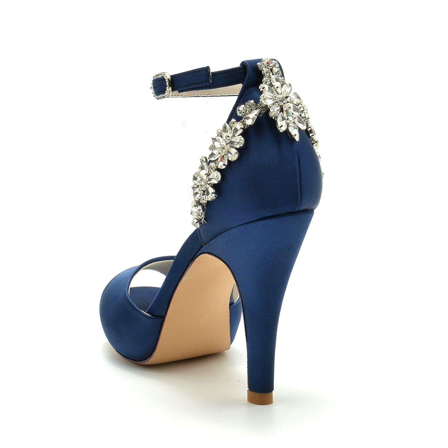 Stiletto Heel 10cm Silk-Like Shoes CK0350 - COCOMELODY