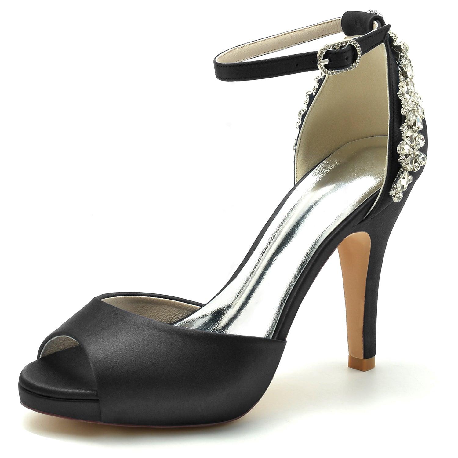 Stiletto Heel 10cm Silk-Like Shoes CK0350 - COCOMELODY
