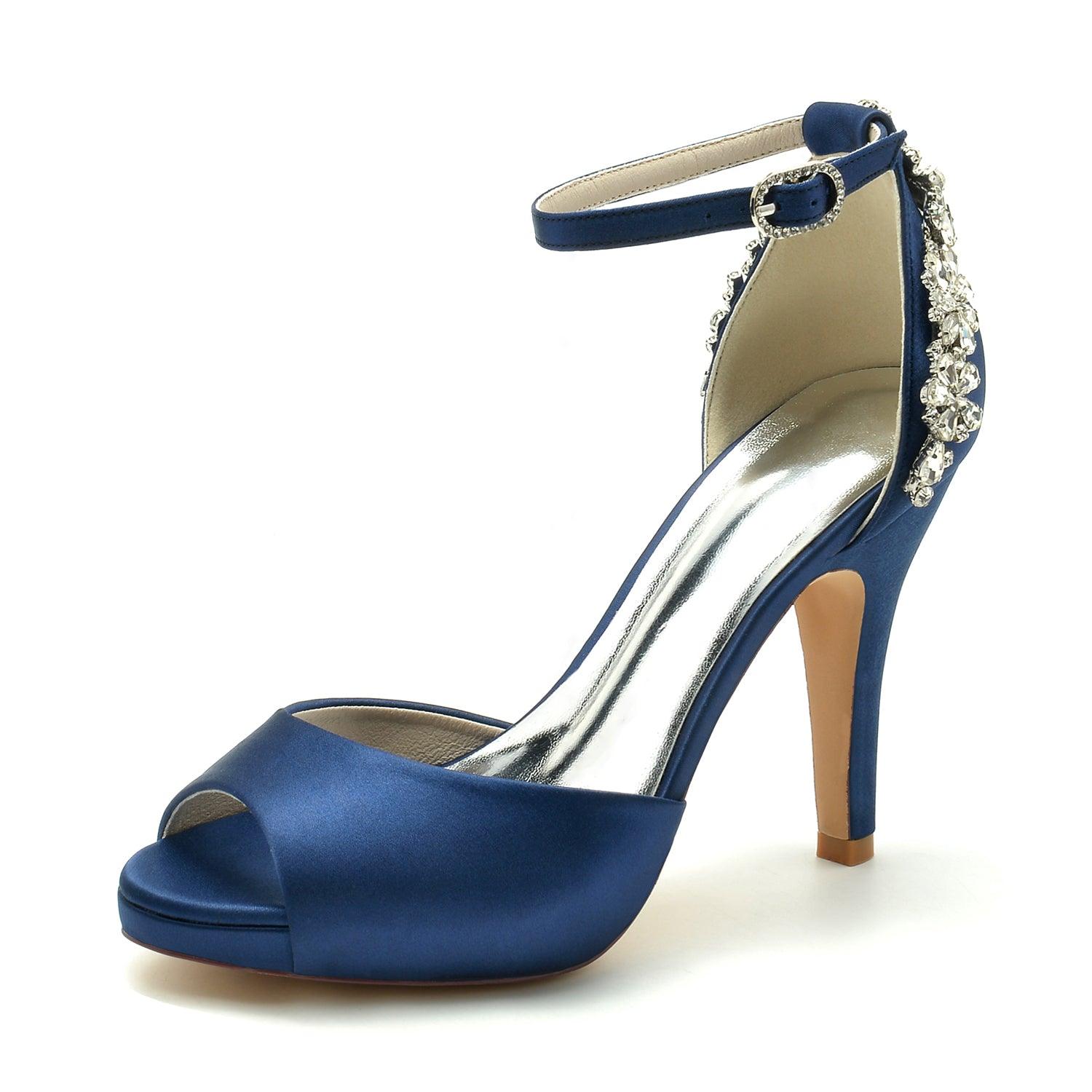 Stiletto Heel 10cm Silk-Like Shoes CK0350 - COCOMELODY