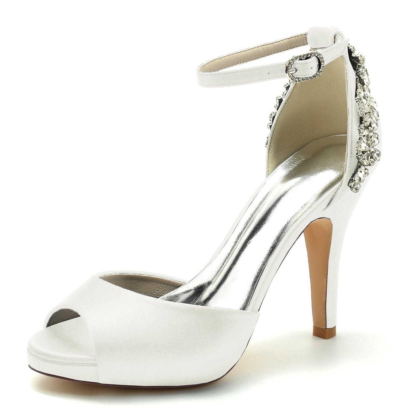 Stiletto Heel 10cm Silk-Like Shoes CK0350 - COCOMELODY