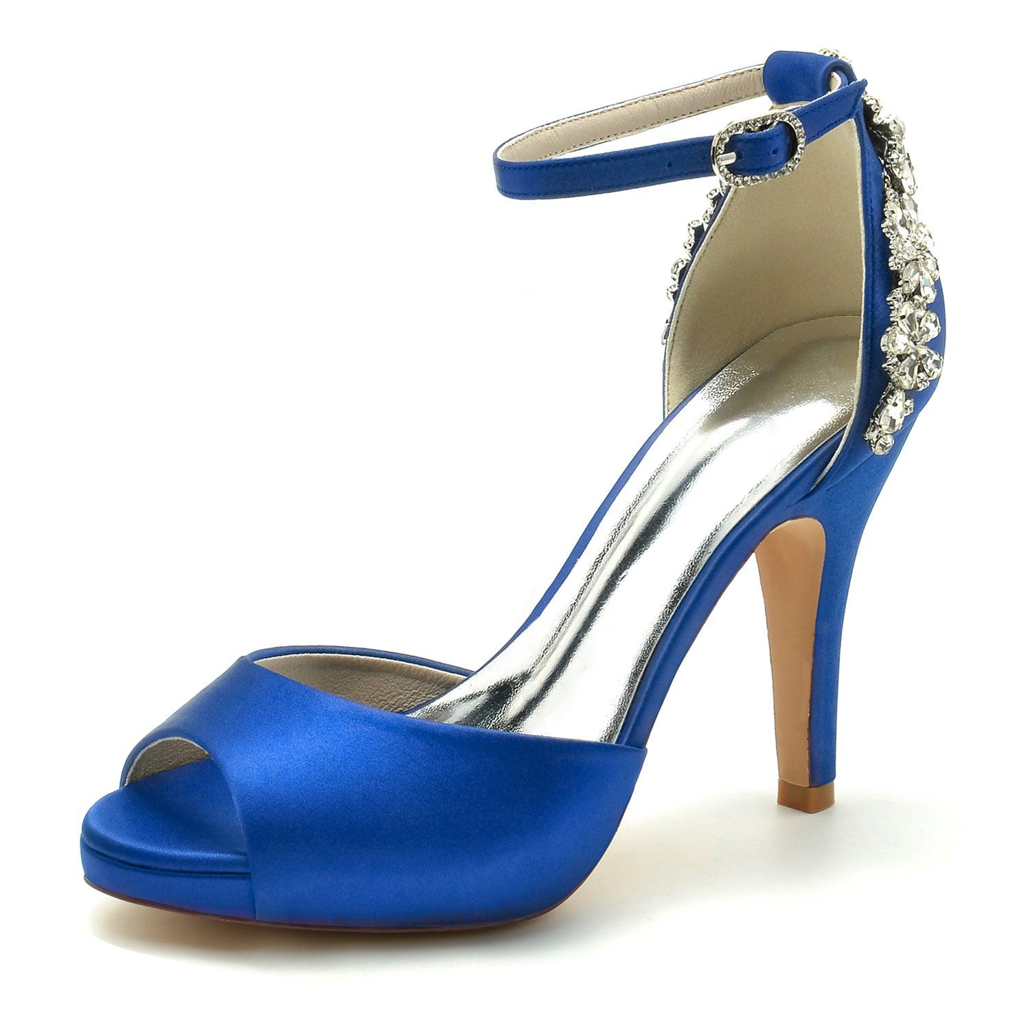Stiletto Heel 10cm Silk-Like Shoes CK0350 - COCOMELODY