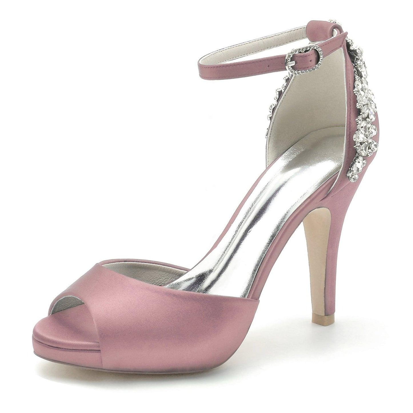 Stiletto Heel 10cm Silk-Like Shoes CK0350 - COCOMELODY