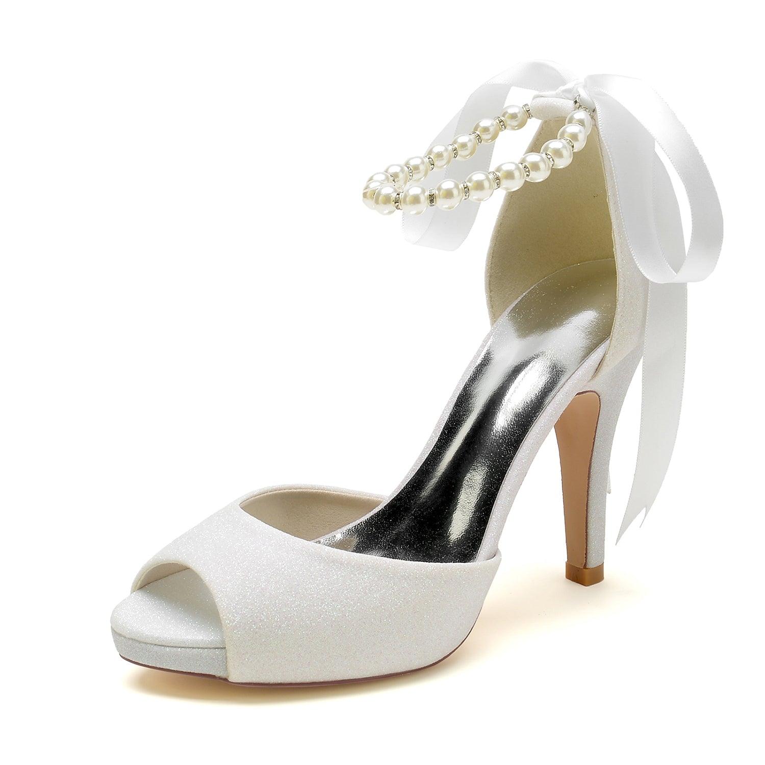 Stiletto Heel 10cm Glitter Shoes CK0352 - COCOMELODY
