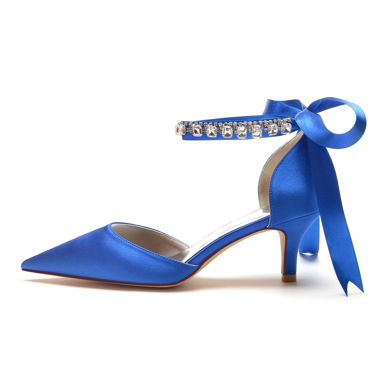 Stiletto Heel 6cm Silk-Like Shoes CK0357 - COCOMELODY