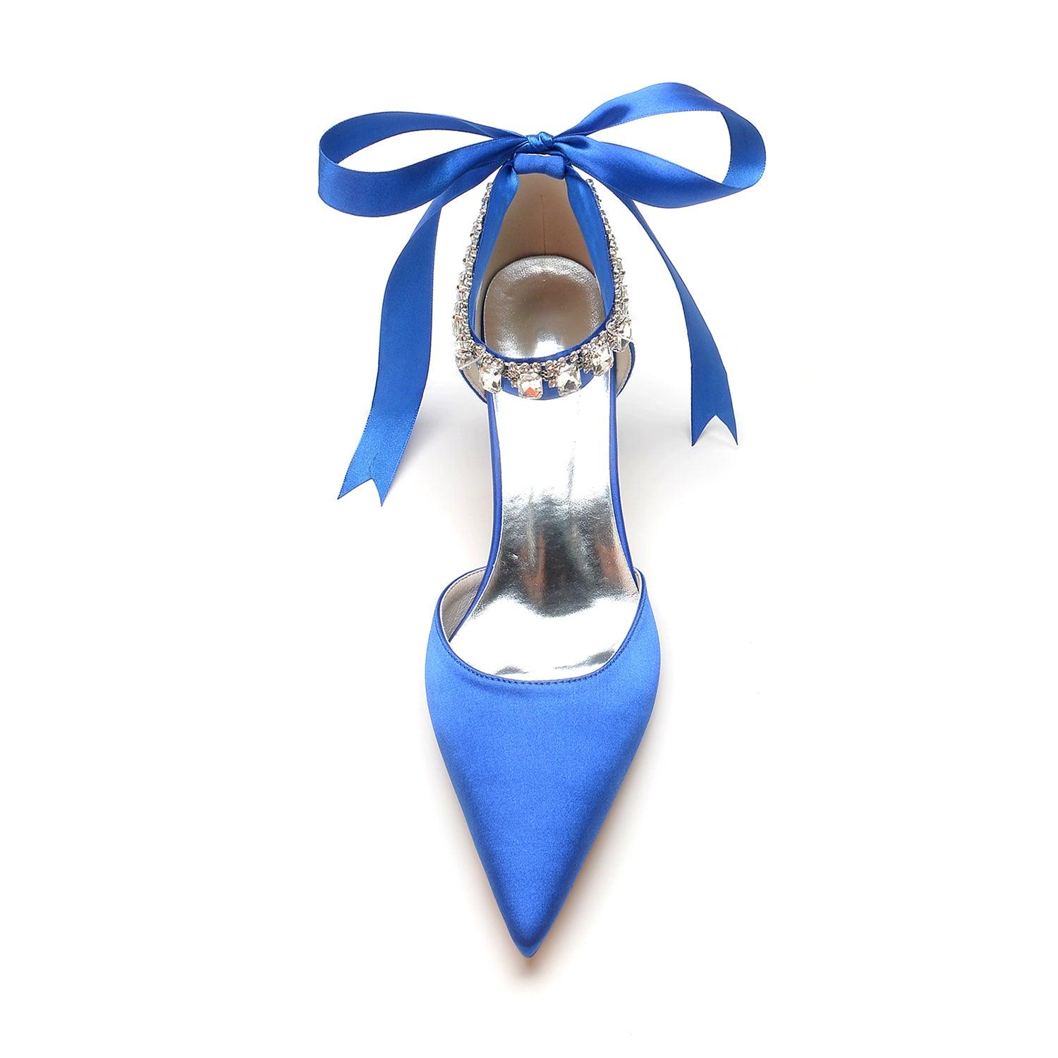 Stiletto Heel 6cm Silk-Like Shoes CK0357 - COCOMELODY