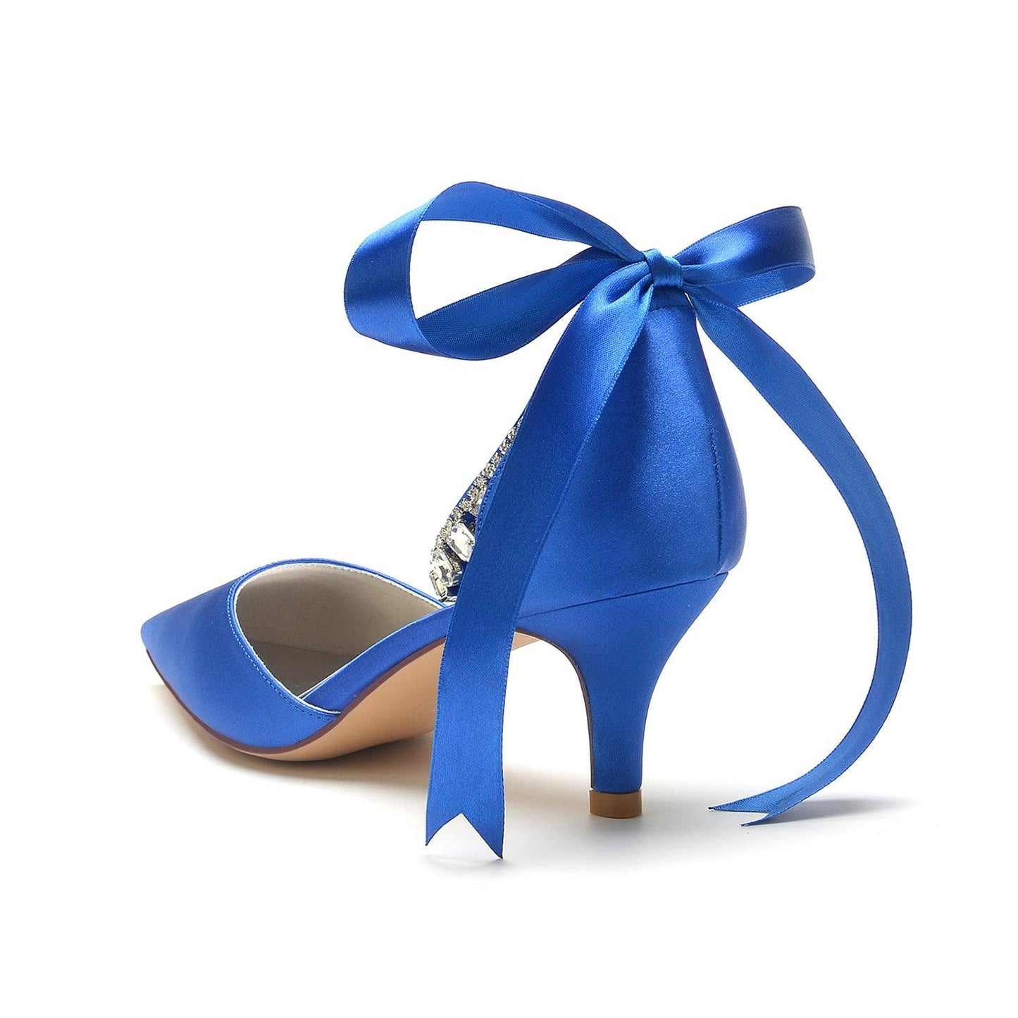 Stiletto Heel 6cm Silk-Like Shoes CK0357 - COCOMELODY