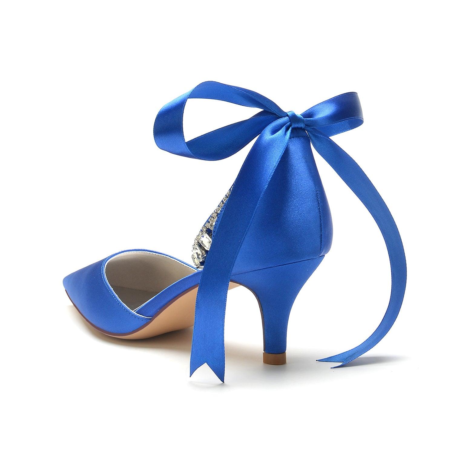 Stiletto Heel 6cm Silk-Like Shoes CK0357 - COCOMELODY