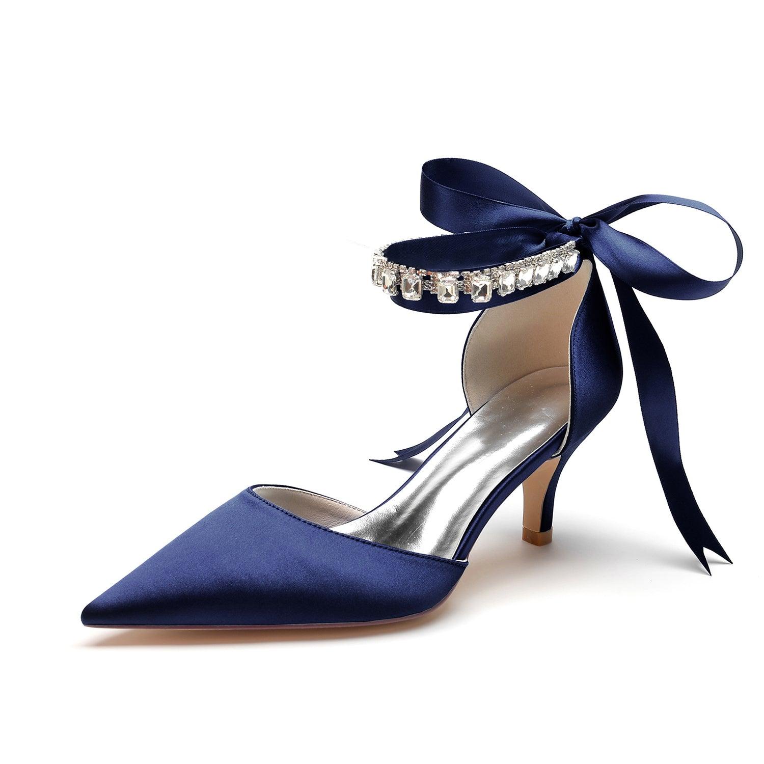 Stiletto Heel 6cm Silk-Like Shoes CK0357 - COCOMELODY