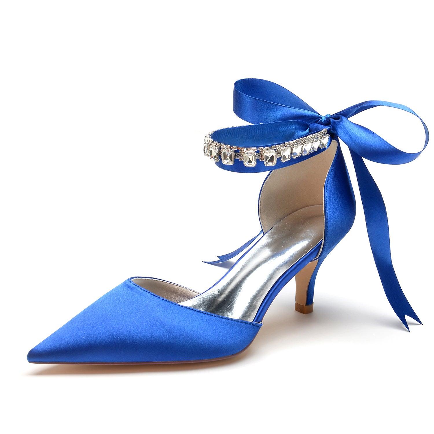 Stiletto Heel 6cm Silk-Like Shoes CK0357 - COCOMELODY