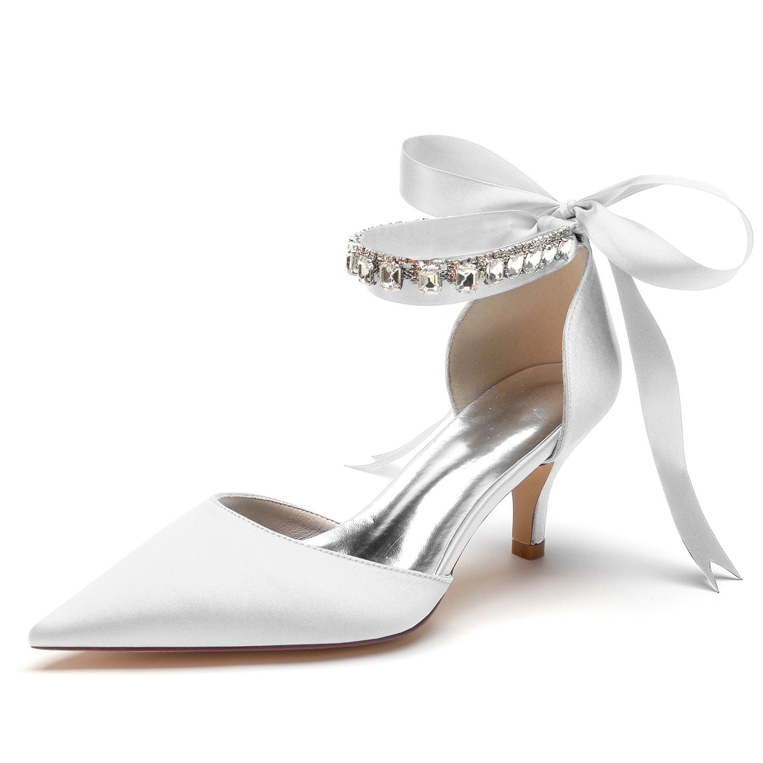 Stiletto Heel 6cm Silk-Like Shoes CK0357 - COCOMELODY
