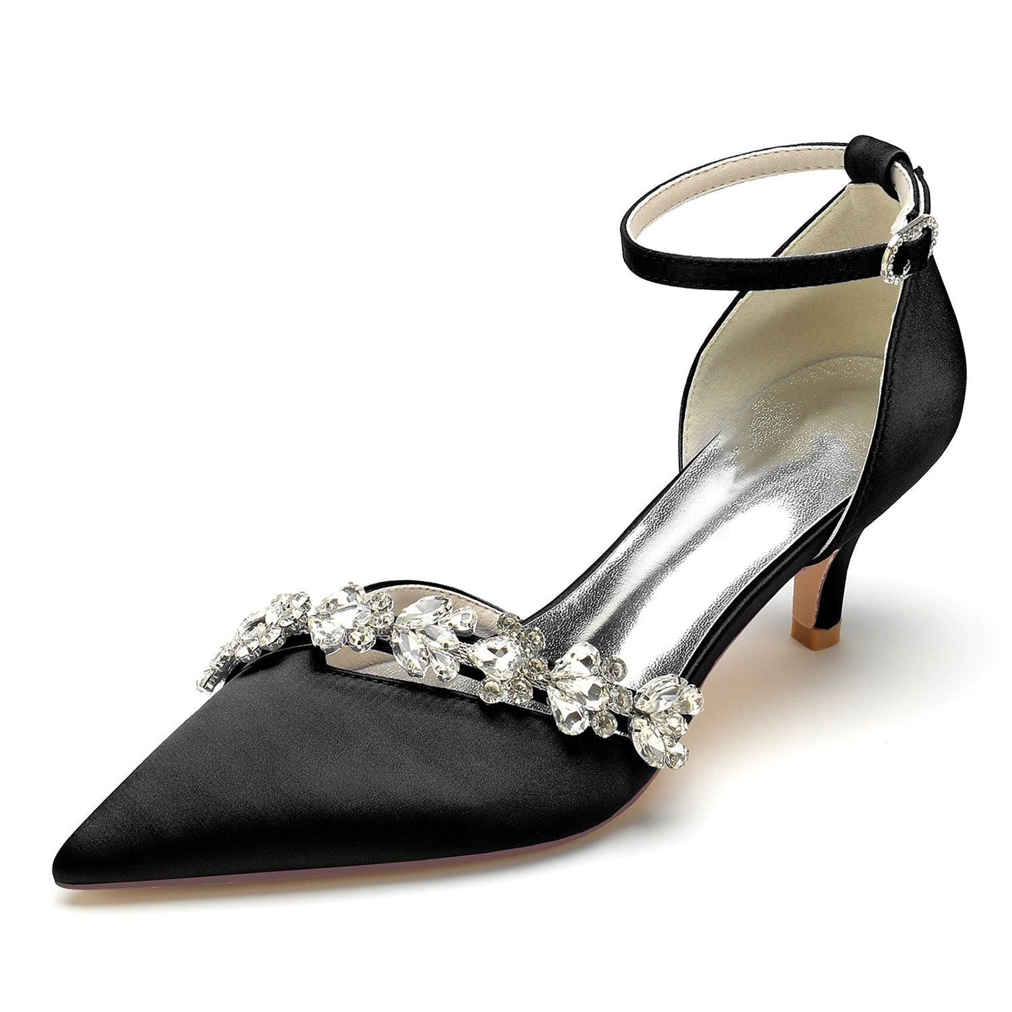 Stiletto Heel 6cm Silk-Like Shoes CK0358 - COCOMELODY