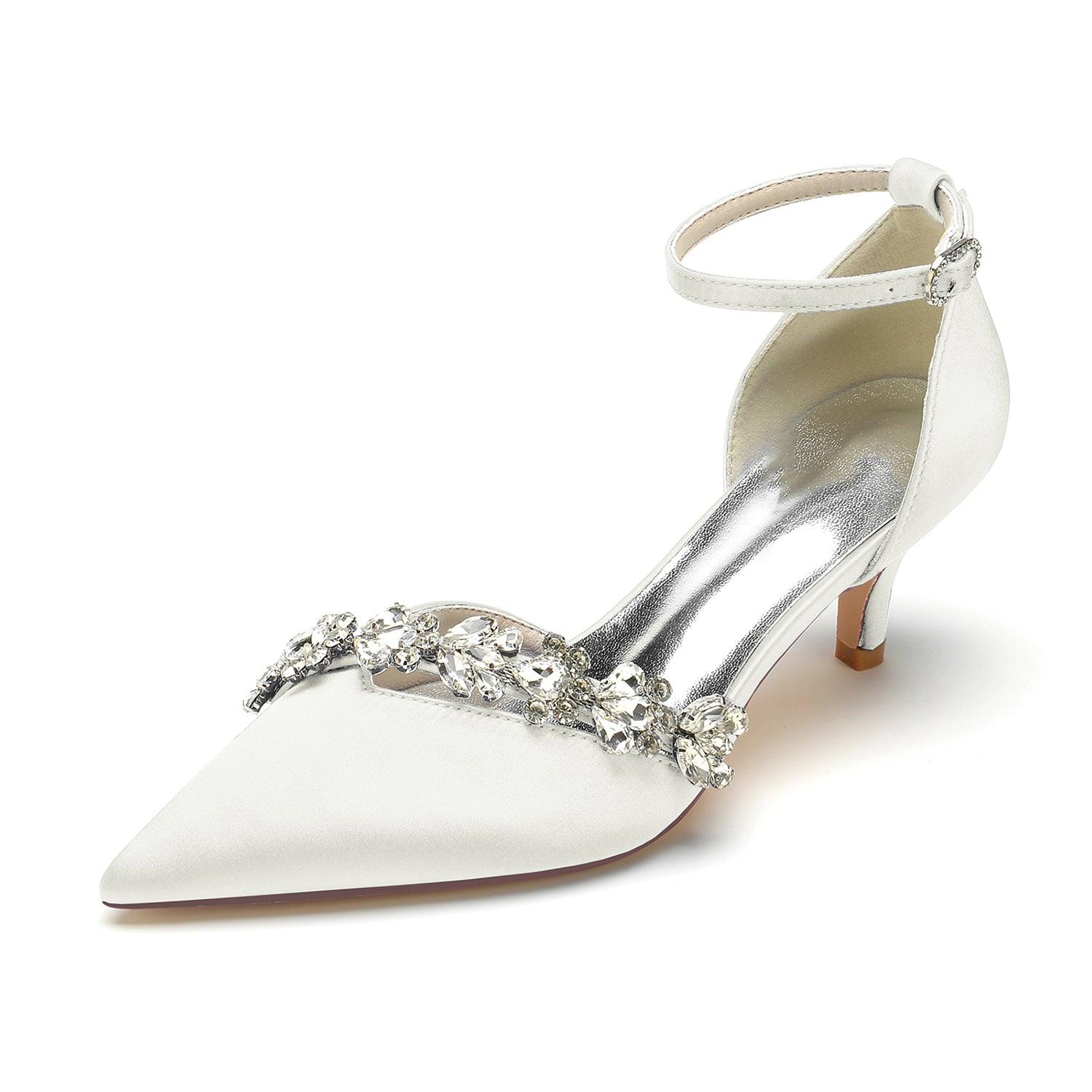 Stiletto Heel 6cm Silk-Like Shoes CK0358 - COCOMELODY