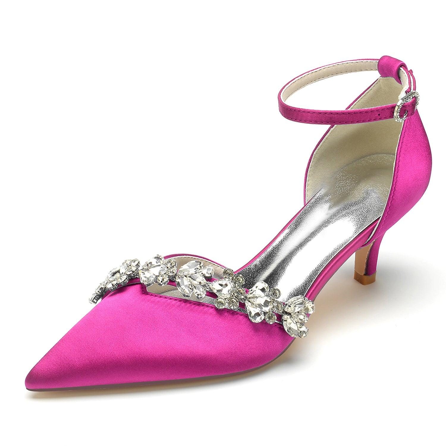 Stiletto Heel 6cm Silk-Like Shoes CK0358 - COCOMELODY