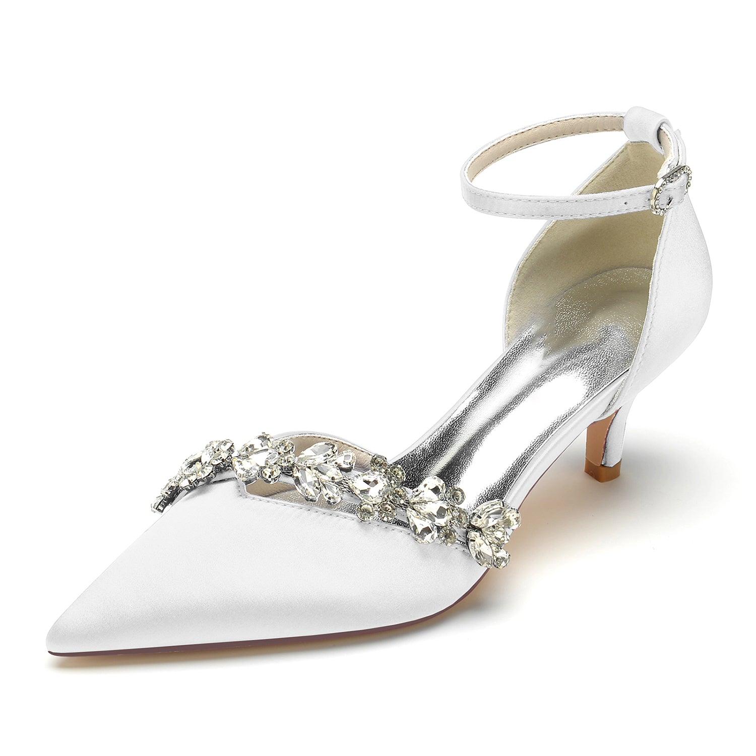 Stiletto Heel 6cm Silk-Like Shoes CK0358 - COCOMELODY