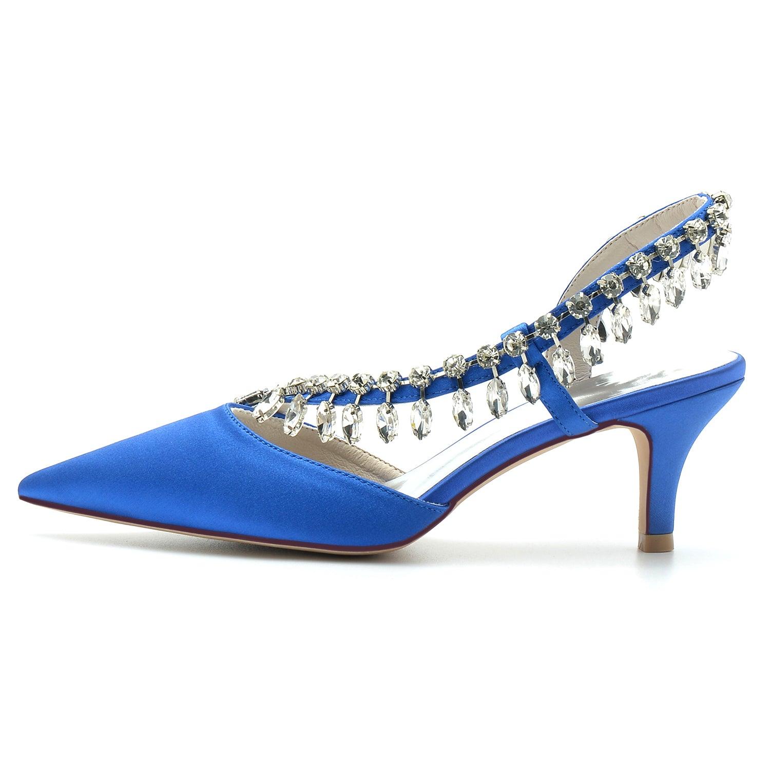 Stiletto Heel 6cm Silk-Like Shoes CK0359 - COCOMELODY
