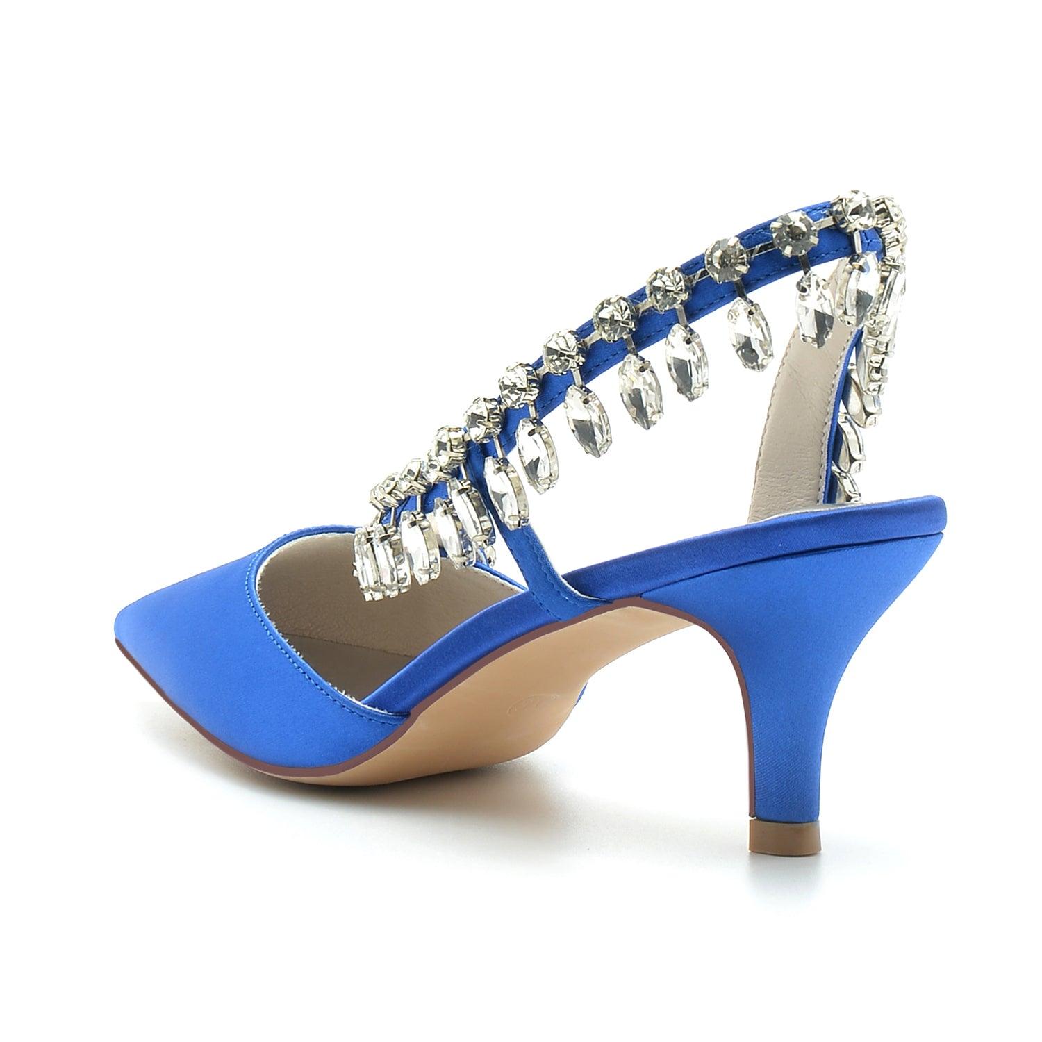 Stiletto Heel 6cm Silk-Like Shoes CK0359 - COCOMELODY