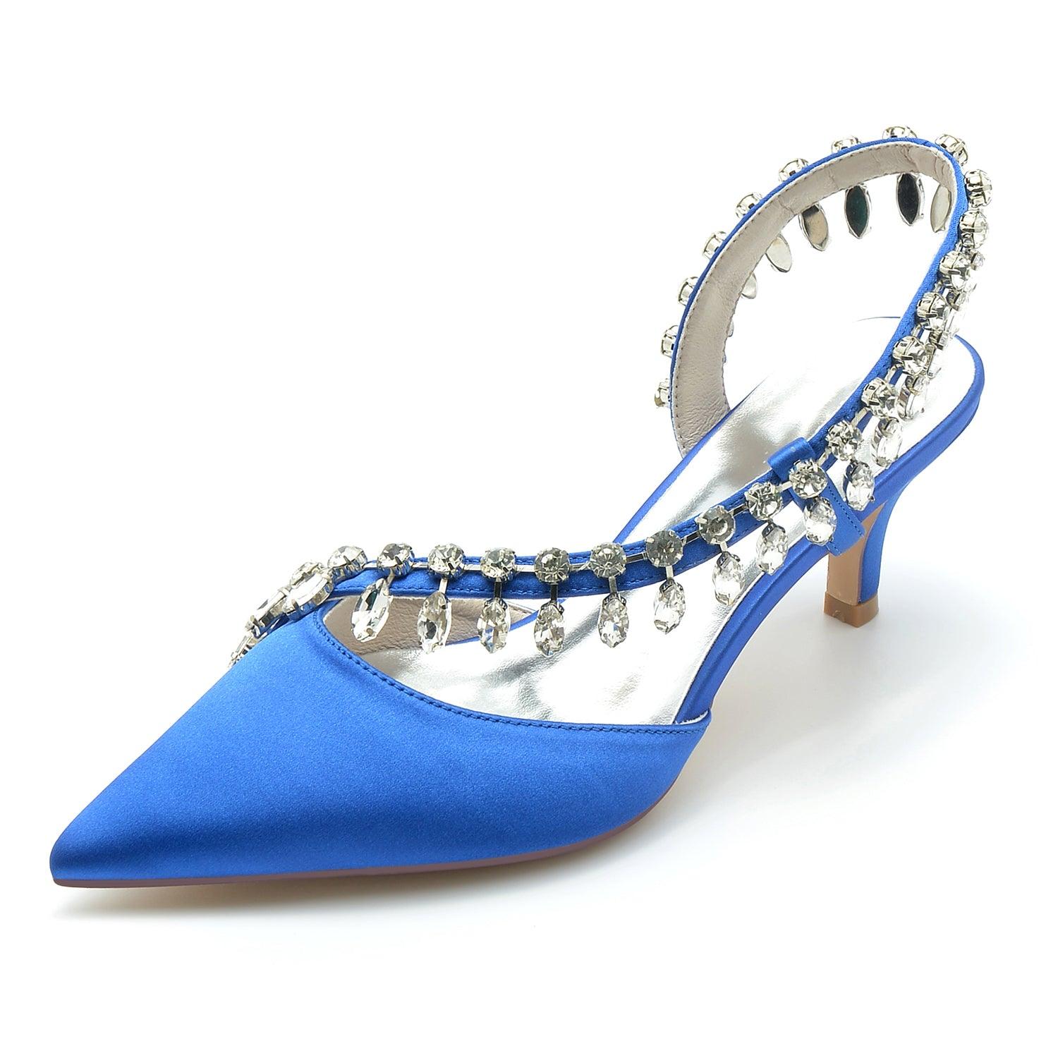 Stiletto Heel 6cm Silk-Like Shoes CK0359 - COCOMELODY